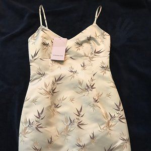 Vivienne Tam Gold mini cocktail dress - New